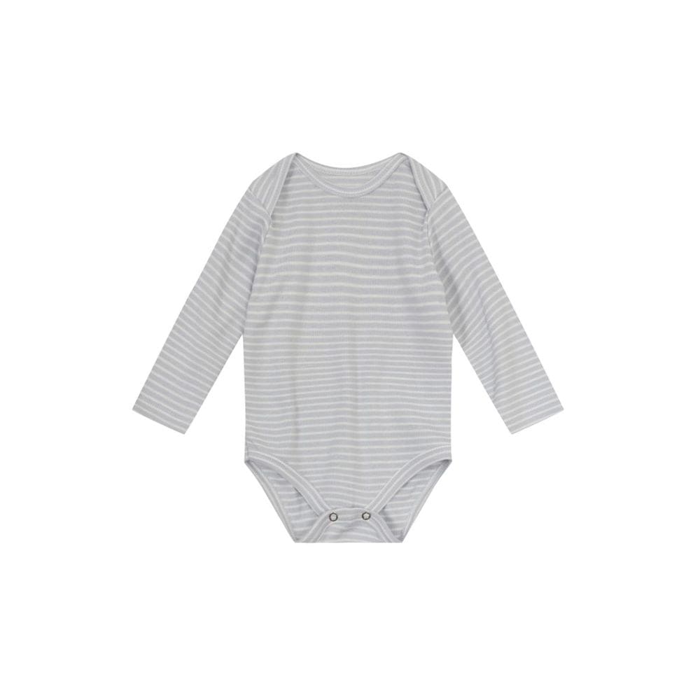 Body Bebê Menino Listrado Azul Brandili