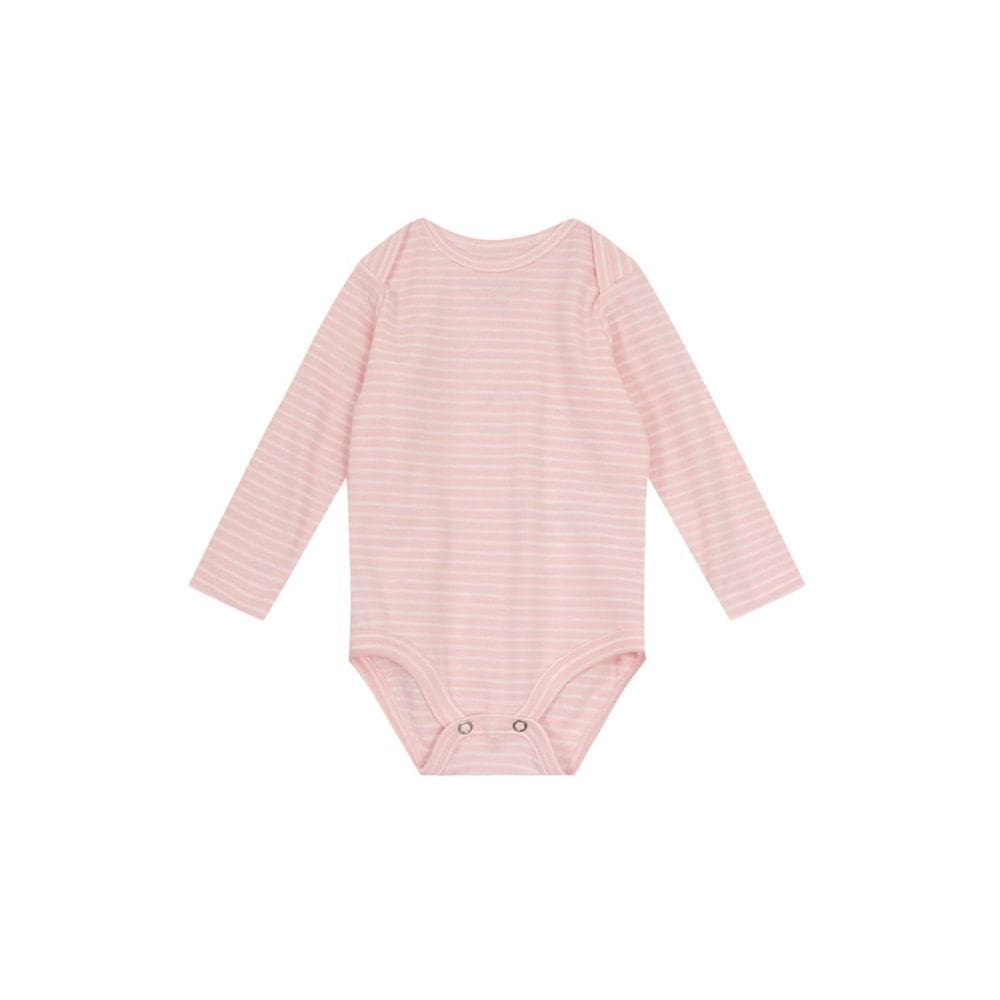 Body Bebê Menino Listrado Rosa Brandili