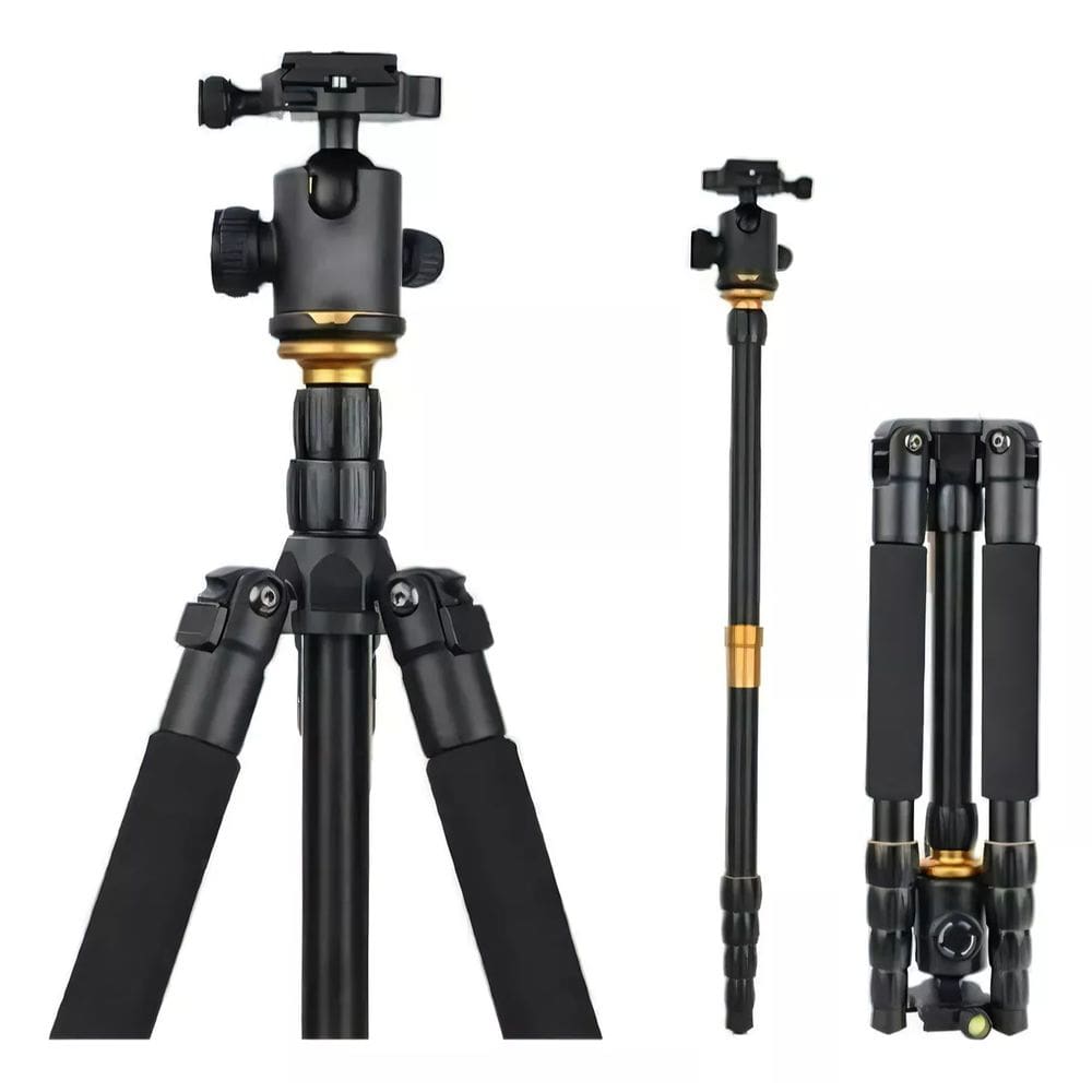 Tripé Prossifional em Alumínio TRIPRO-X600 10kg Ajuste 3D Com Bolsa de Transporte Exbom