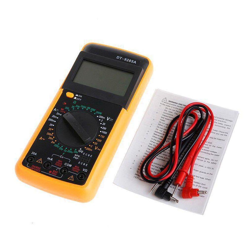 Multimetro Digital Dt-9205A Capacimetro Beep Profissional
