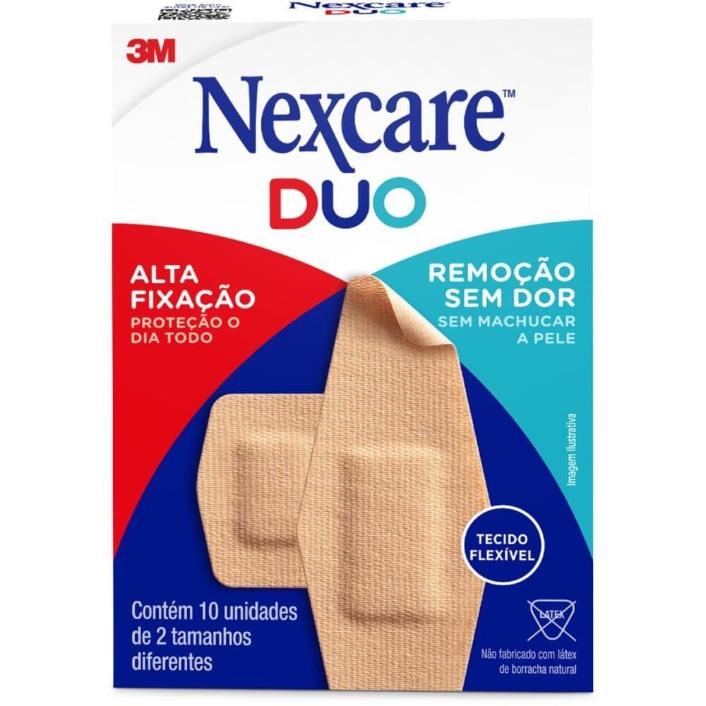 Produtos Farma Nexcare Curativos Variados 24hr 10 unid - 3m