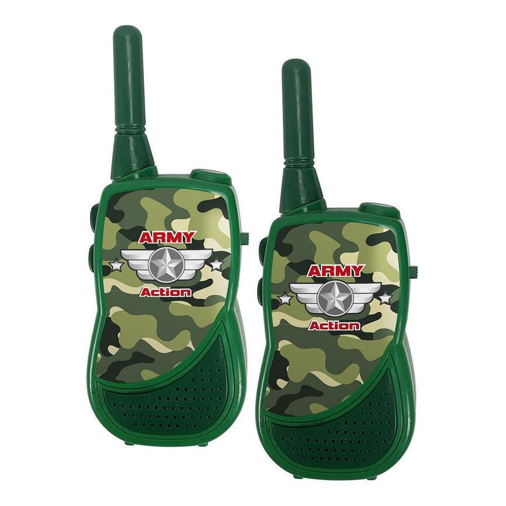 Walkie Talkie Infantil Army Action Dm Toys Homologação