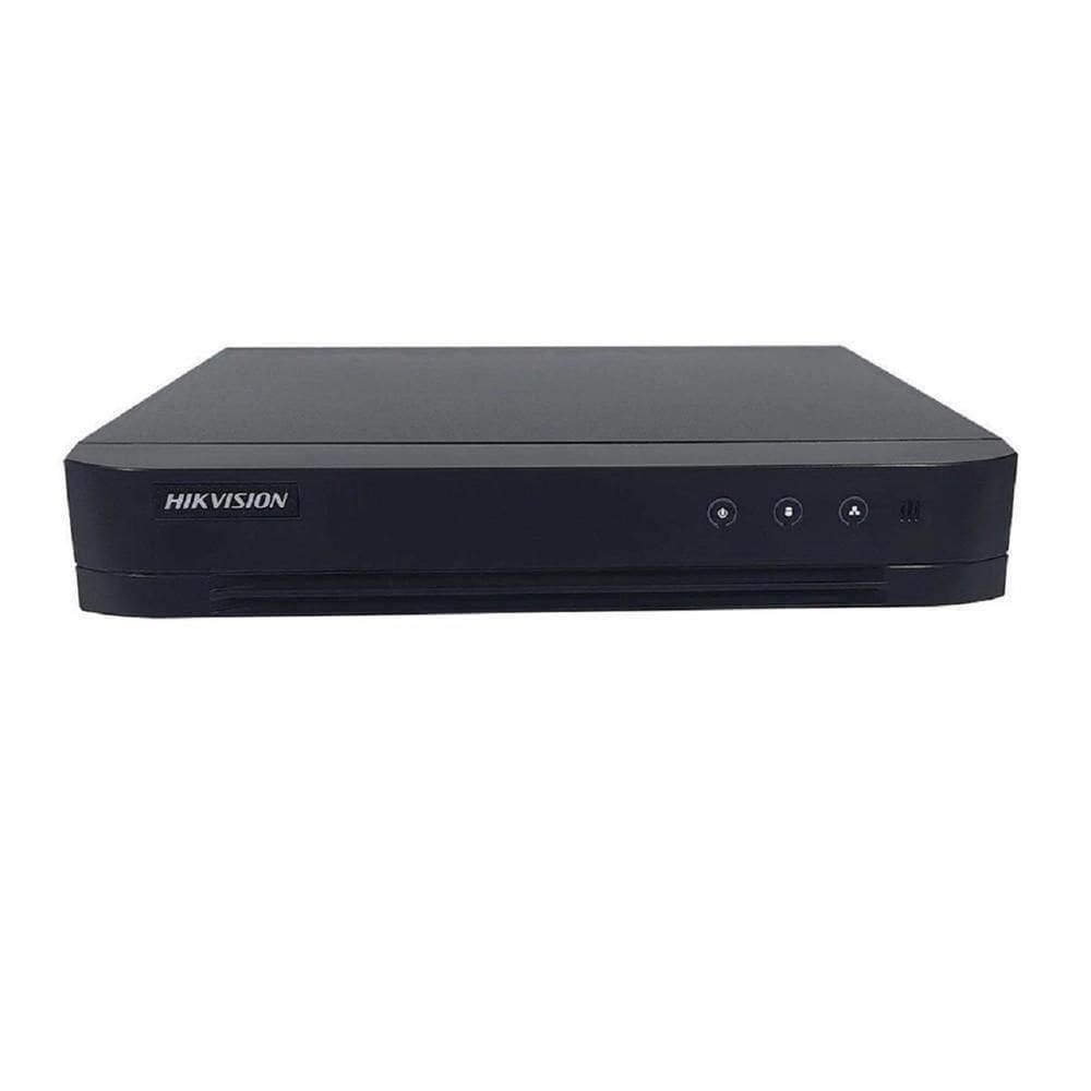 Gravador Digital DVR Hikvision Lite 4 Canais Full HD 1080P, BNC, USB, Preto