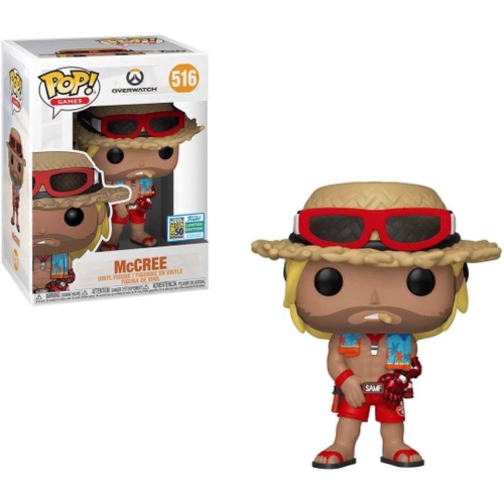 Pop Funko Mccree Summer Skin #516 Overwatch Jogo