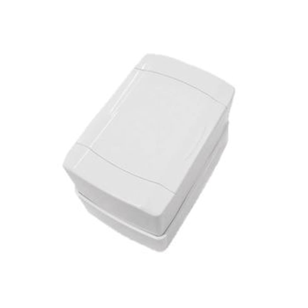 Quadro de distribuição 1/2 disjuntores nema/din c/ lente branca