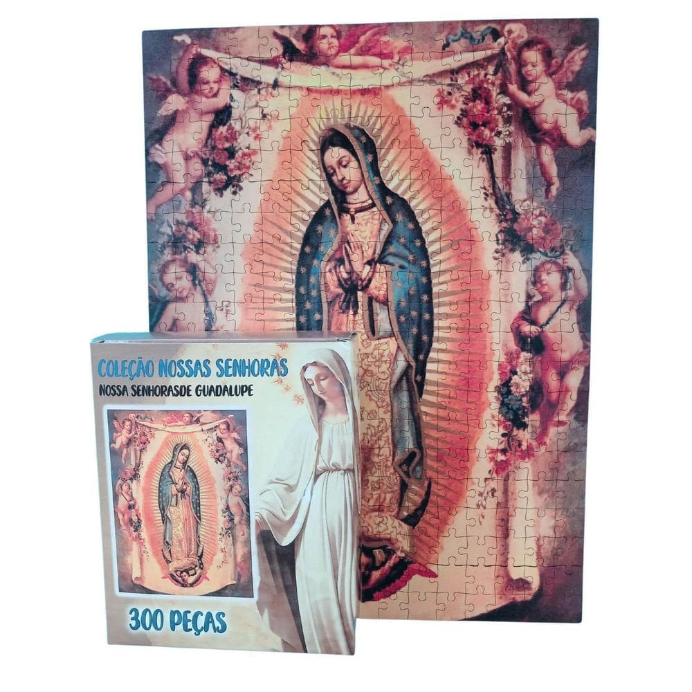 Quebra-Cabeça Nossa Senhora De Guadalupe De 300 Peças Em Mdf