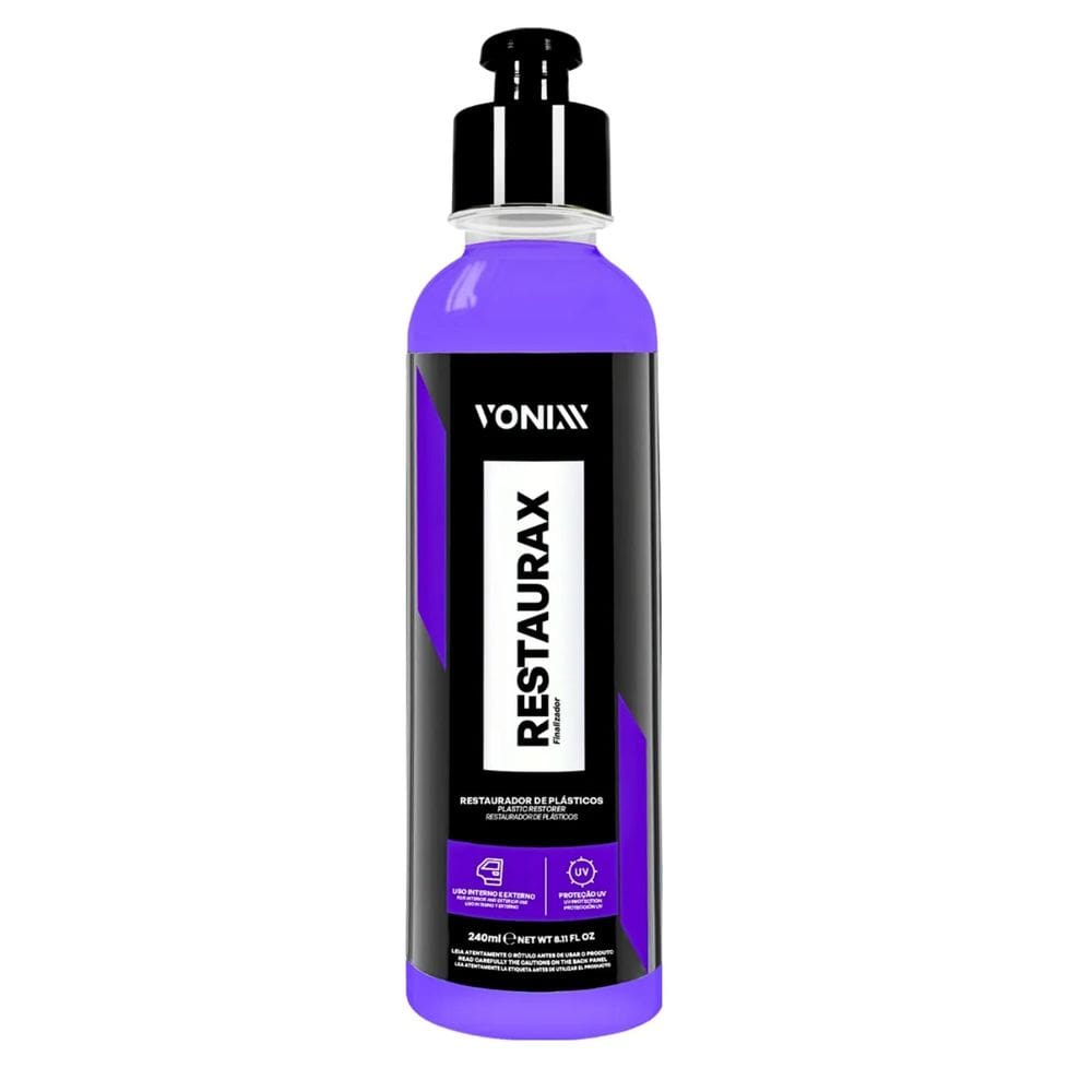 Restaurador de Plásticos Restaurax 240ml Vonixx