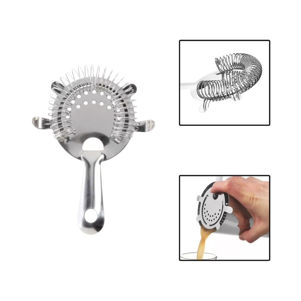 Coador Strainer Aço Inox Gelo Drink Caipirinha Bebidas