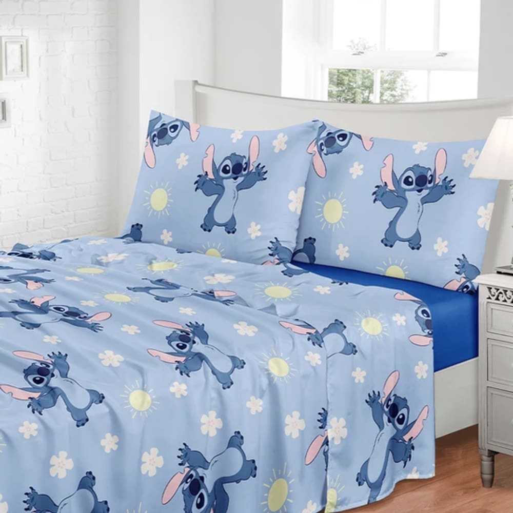 Jogo de Cama 2 peças Infantil Toque de Seda - Jolitex - Stitch