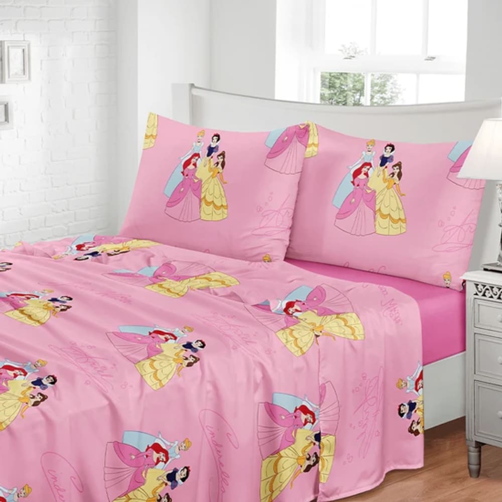 Jogo de Cama 2 peças Infantil Toque de Seda - Jolitex - Princesas Festa