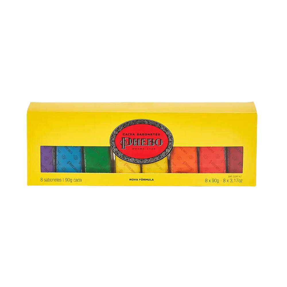 Kit Sabonete Phebo Tradicional Granado Amarelo 8Und 90G