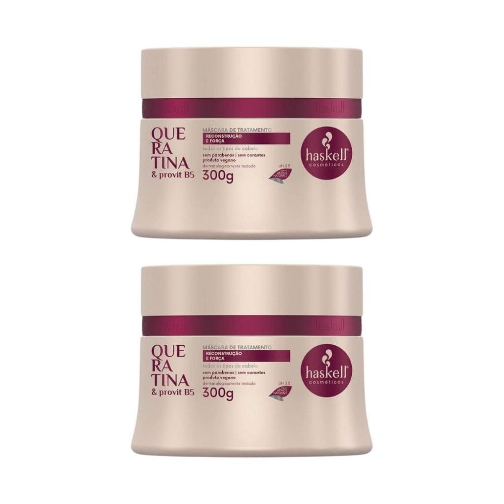 Mascara Haskell 300G Queratina - Kit Com 2Un
