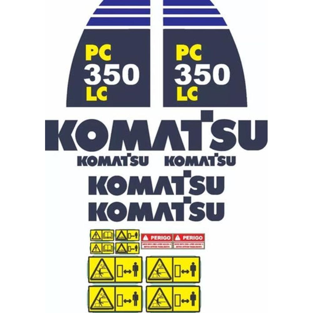 Kit Adesivos - Komatsu Pc 350 Lc