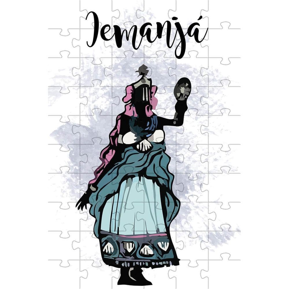 Quebra-Cabeças Cognitivo Orixás Iemanjá De 60 Peças