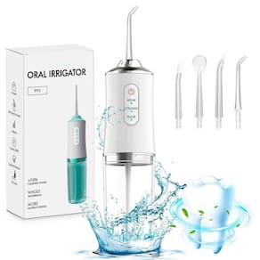 Irrigador Oral Elétrico - Higiene Gengival - 4 Bicos - USB