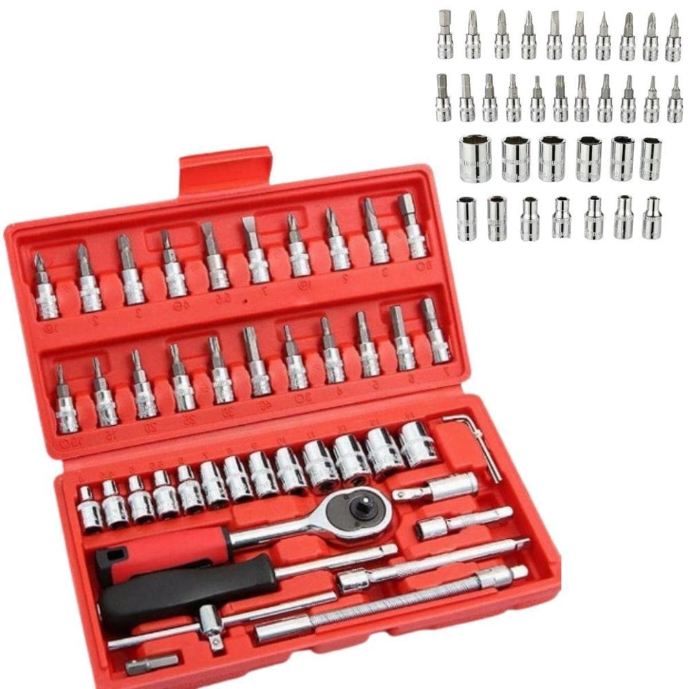 Kit De Ferramentas Para Reparos Automotivos Fácil Transporte
