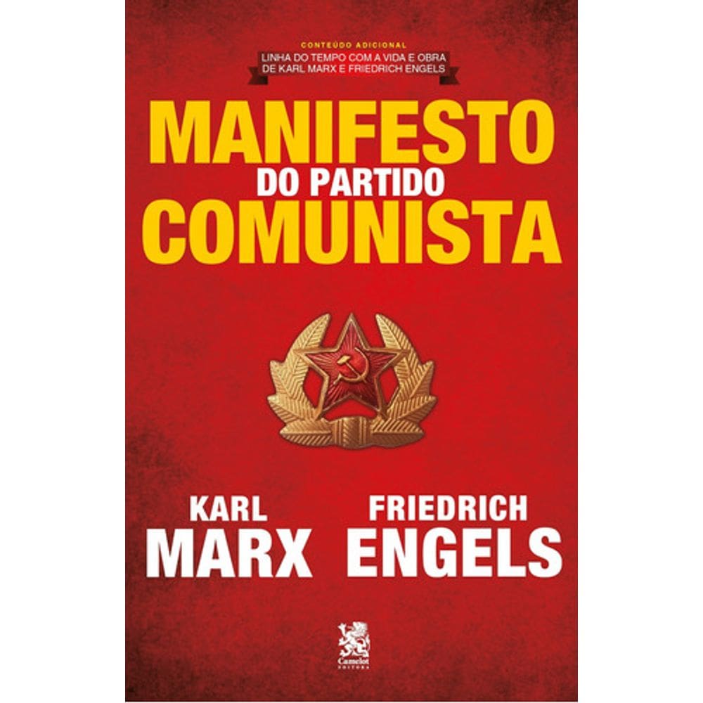 Livro Físico Manifesto Do Partido Comunista - Karl Marx E Friedrich Engels