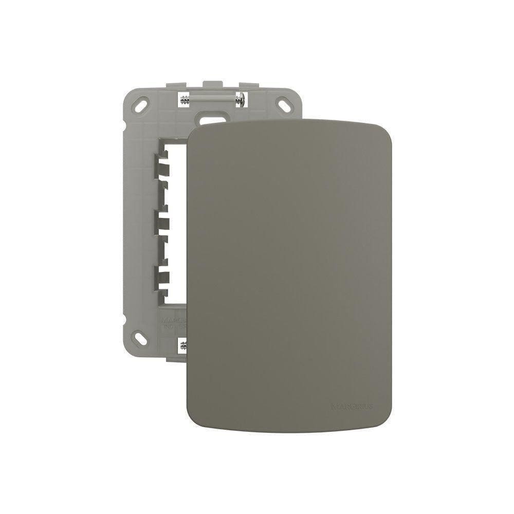 Placa Cega Com Suporte Margirius B3 Colors 4X2 Argila