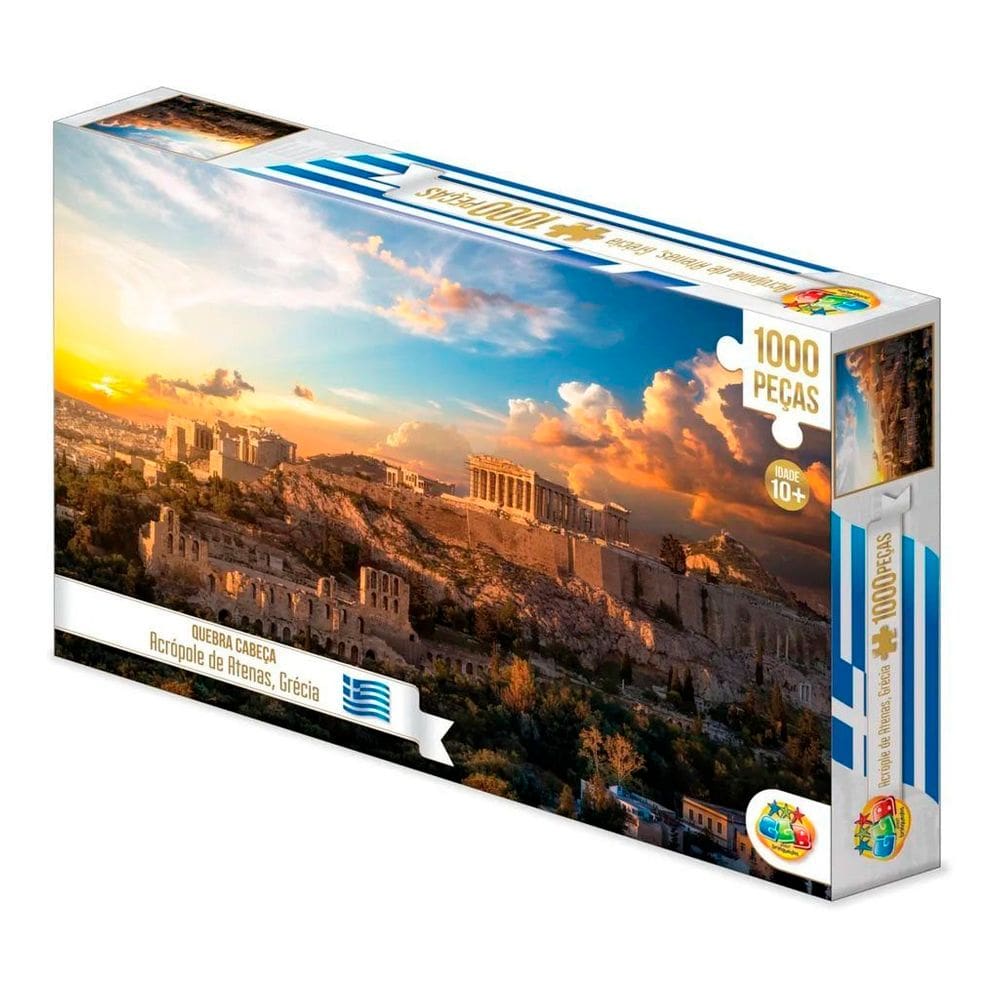 Quebra Cabeça 1000 Peças – Acrópole de Atenas, Grécia