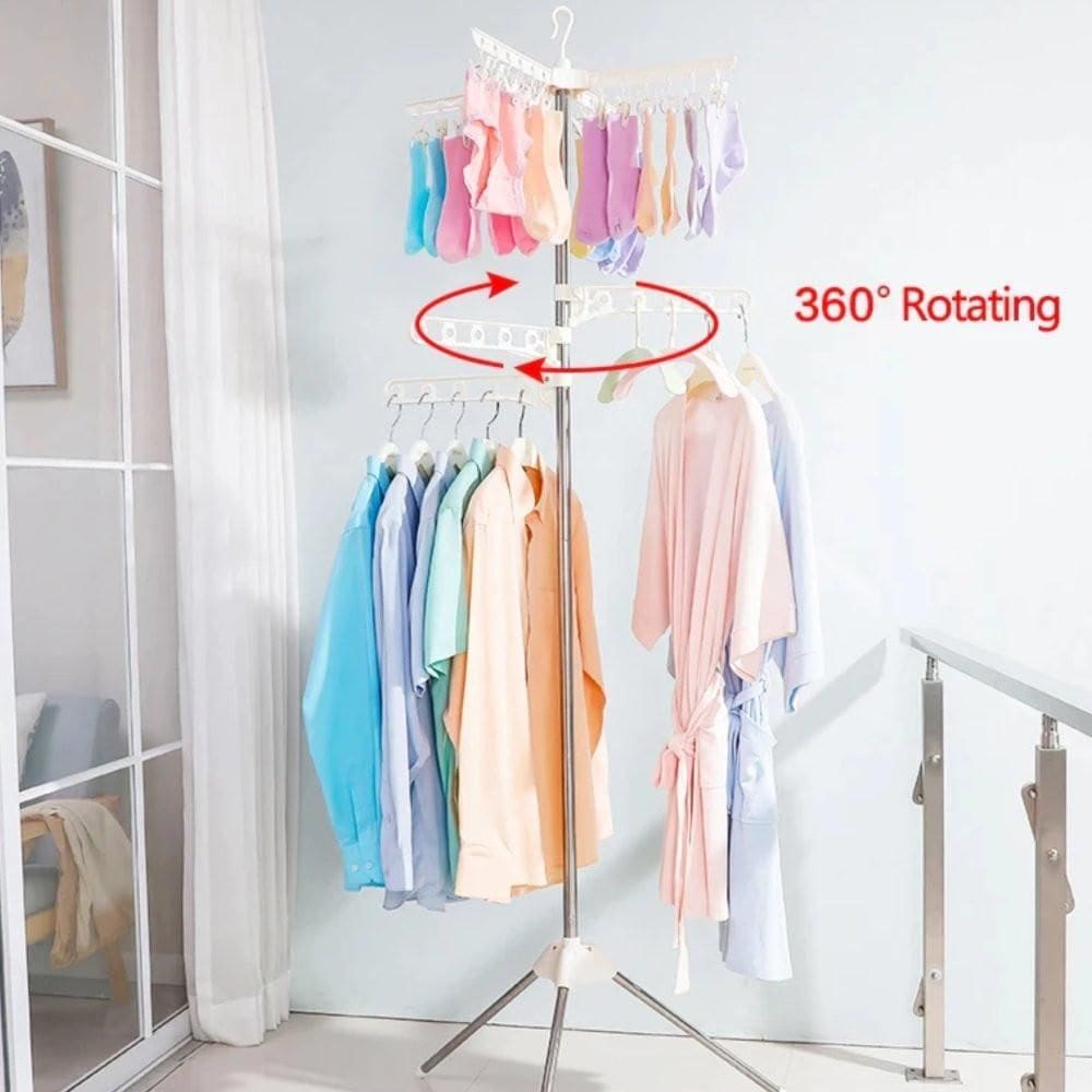 Cabideiro Articulado Com Braços Giratórios 360º Branca