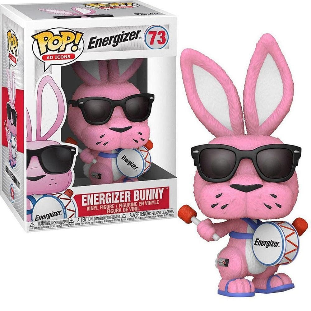 POP Funko Energizer Bunny #73 Icone Marca De Pilha Oficial