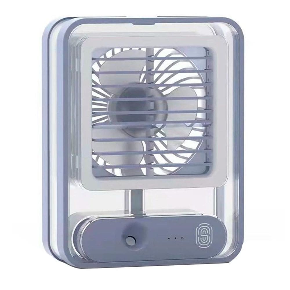 Mini Ventilador Portátil Umidificador USB LED