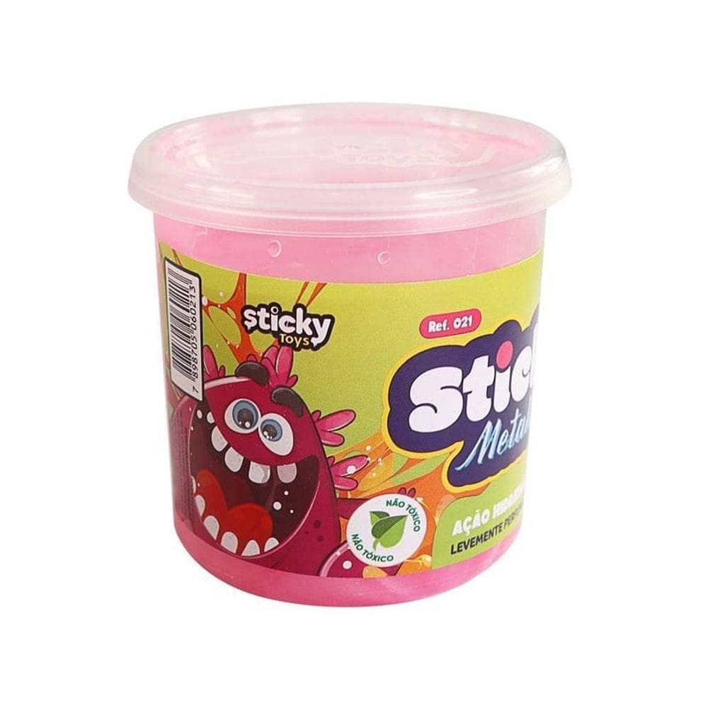 Pote De Slime Geleca 130 Gramas Neon Elástico Atóxico