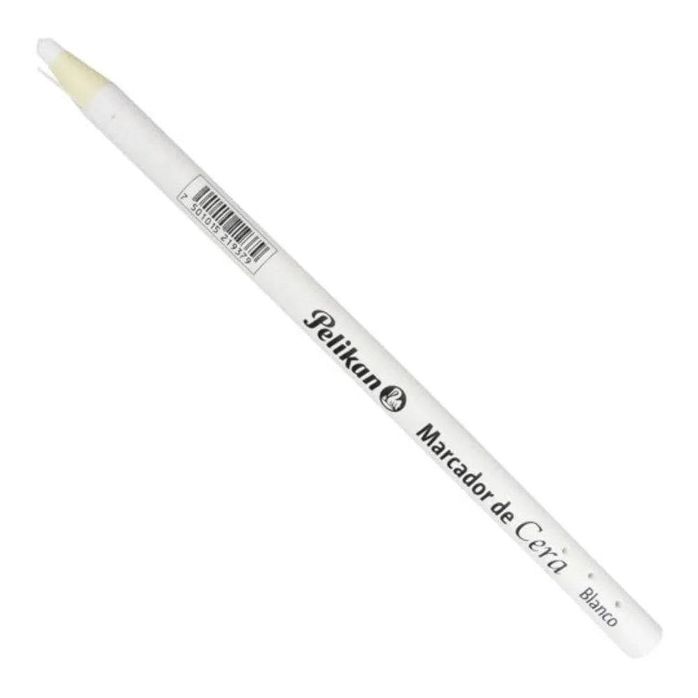 Lápis Dermatográfico Pelikan Branco Marcador De Cera