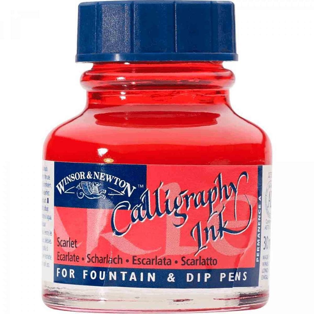 Tinta Caligrafica Winsor & Newton 30Ml Scarlet