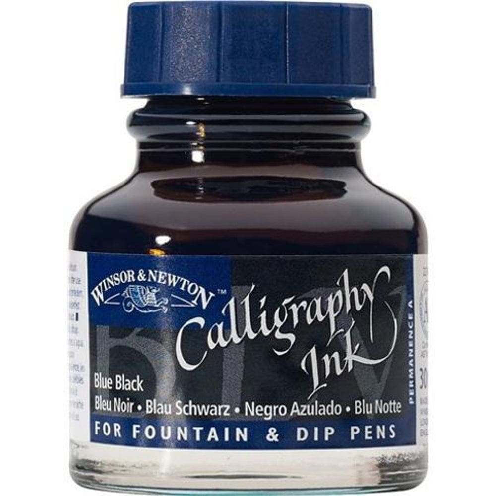 Tinta para Caligrafia W&N Blue Black 30ml 1111034