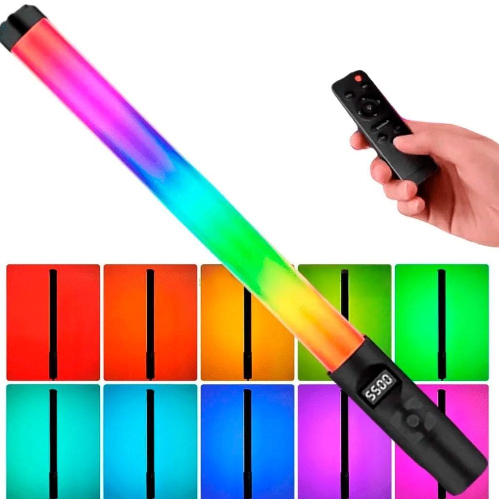 Bastão Led Rgb Recarregável Para Fotos E Vídeos
