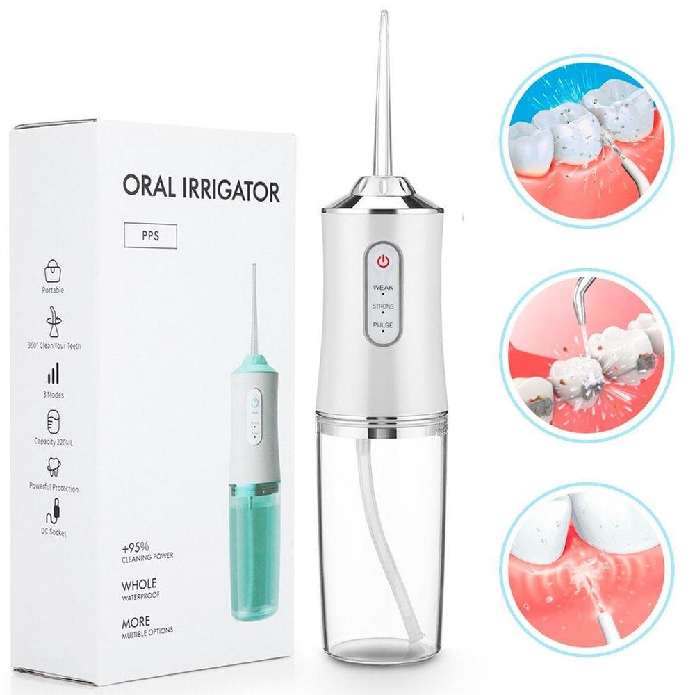 Irrigador Oral Portátil USB Limpeza Profunda