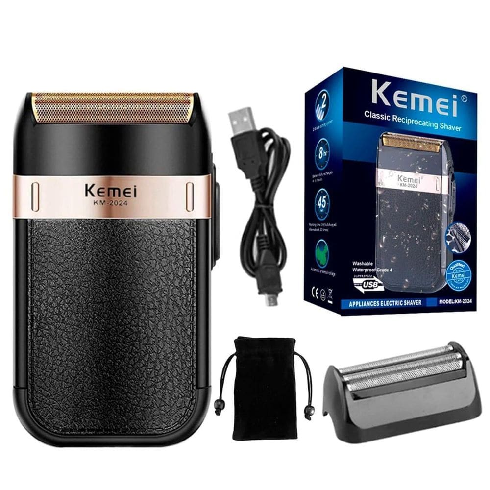 Babeador Elétrico Kemei Shaver  Profissional