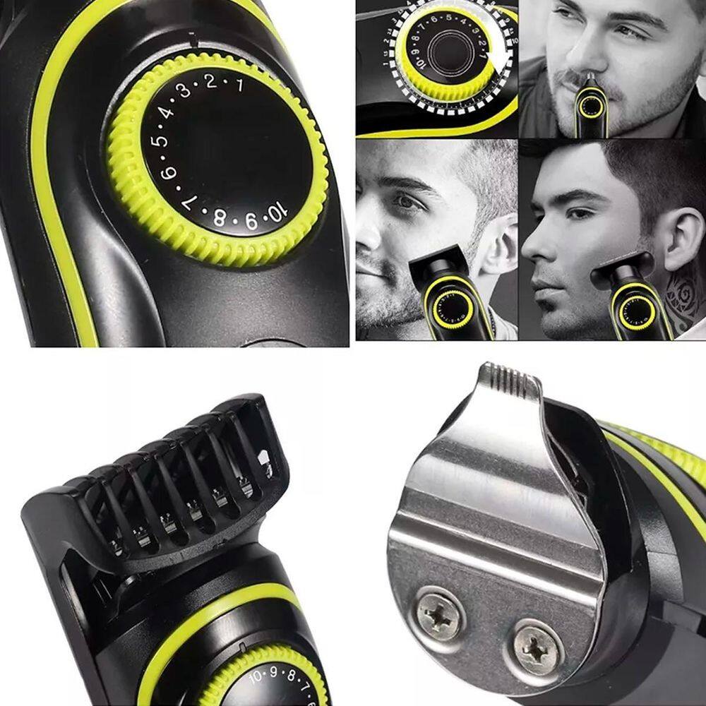 Barbeador Profissional Portátil Kit Elétrico Corte Corpo