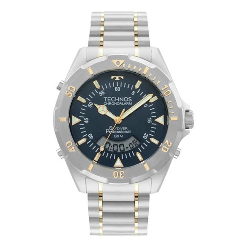 Relógio Technos Masculino Skydiver Bicolor Wt2050Axn/1A