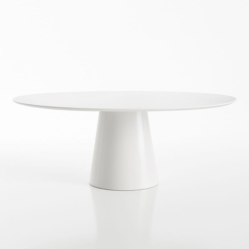 Mesa de Jantar Cone Oval 244x137 cm Laqueada