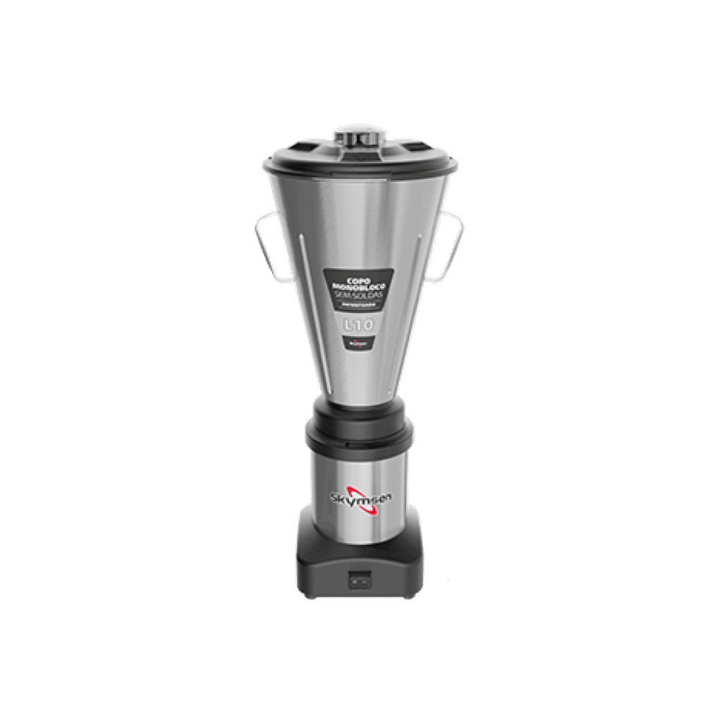 Liquidificador Comercial Skymsen Inox Copo Monobloco 10 Litros L10 Bivolt