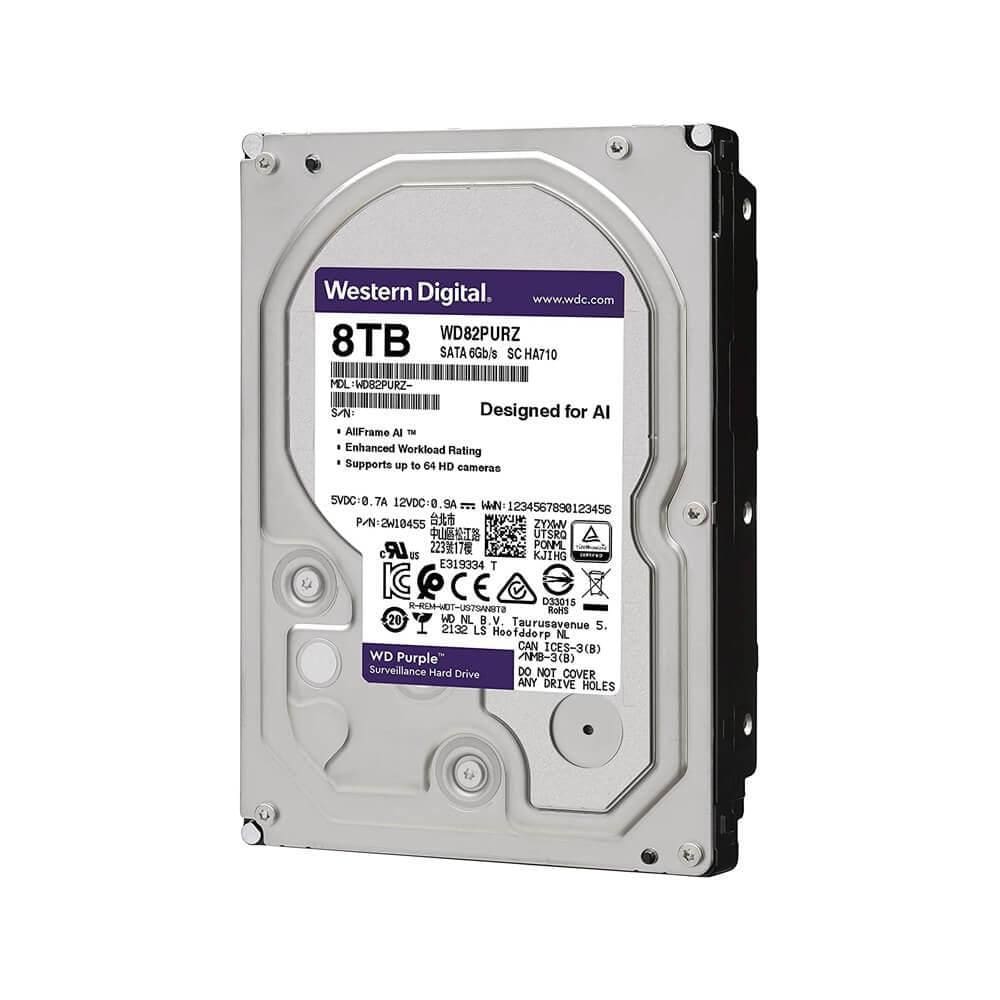 Hd 8Tb Wester Digital Sata Wd82Purz