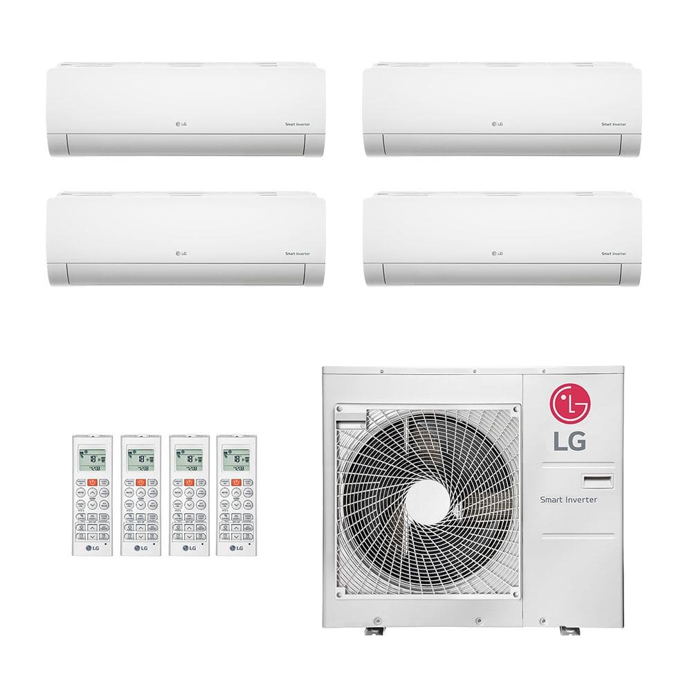 Ar-Condicionado Multi Split Inverter LG 36.000 (2x Evap HW 9.000 + 1x Evap HW 12.000 + 1x Evap HW 18.000) Quente/Frio 220V