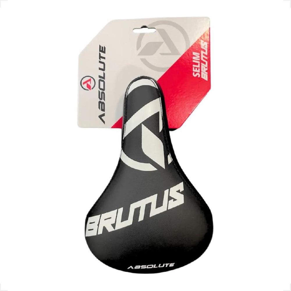 Selim Banco Absolute Brutus Preto Branco Bike Wheeling Bmx Pump Track Montadinha motorizada tipo DDK