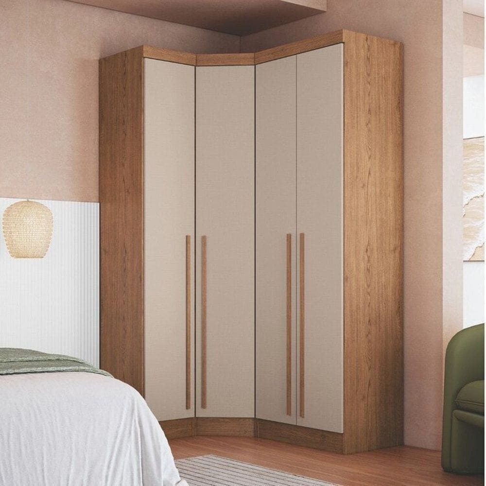 Guarda-roupa Modulado 3 Peças Infinity Cedro/Duna