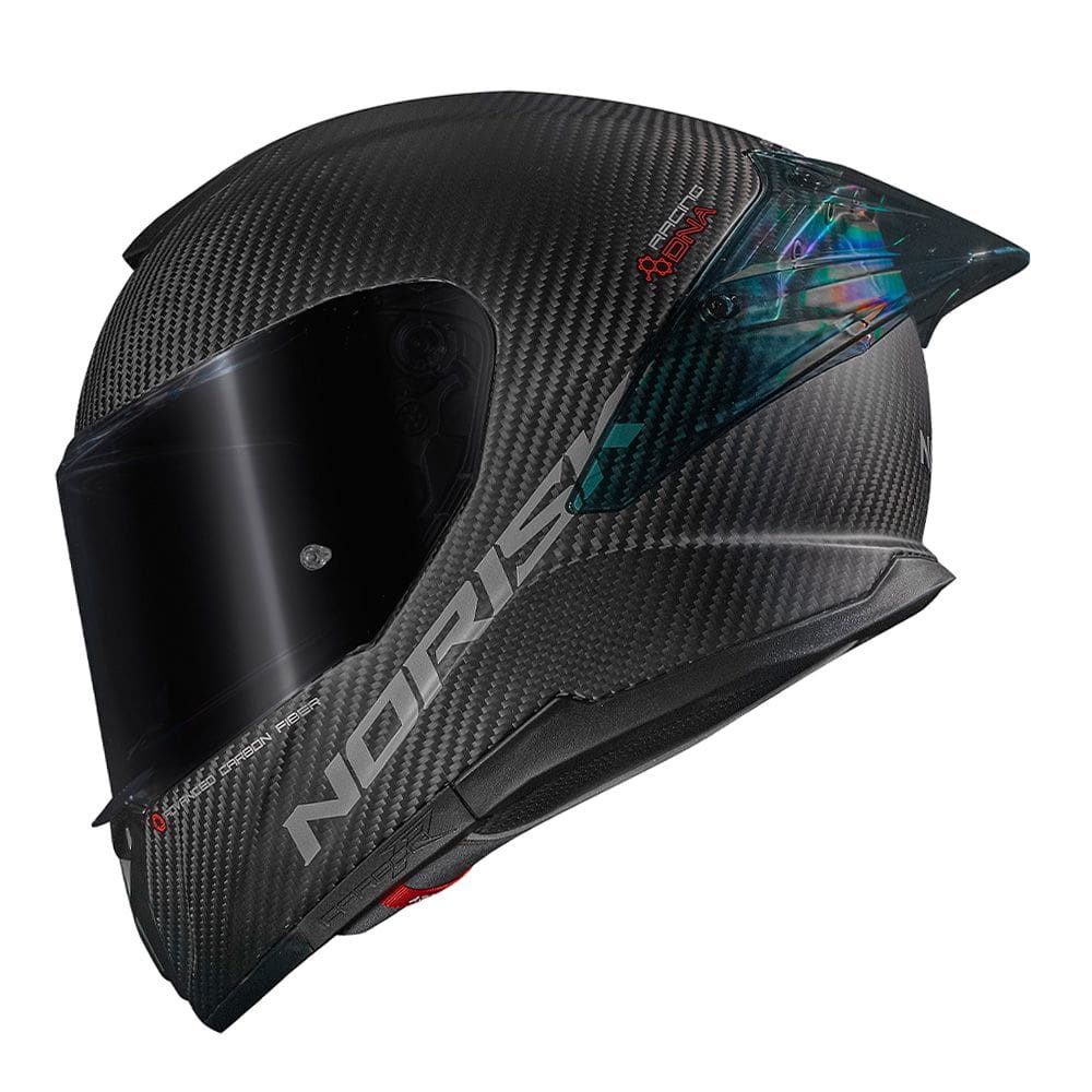 Capacete Norisk Carbon R Solid Preto Fosco