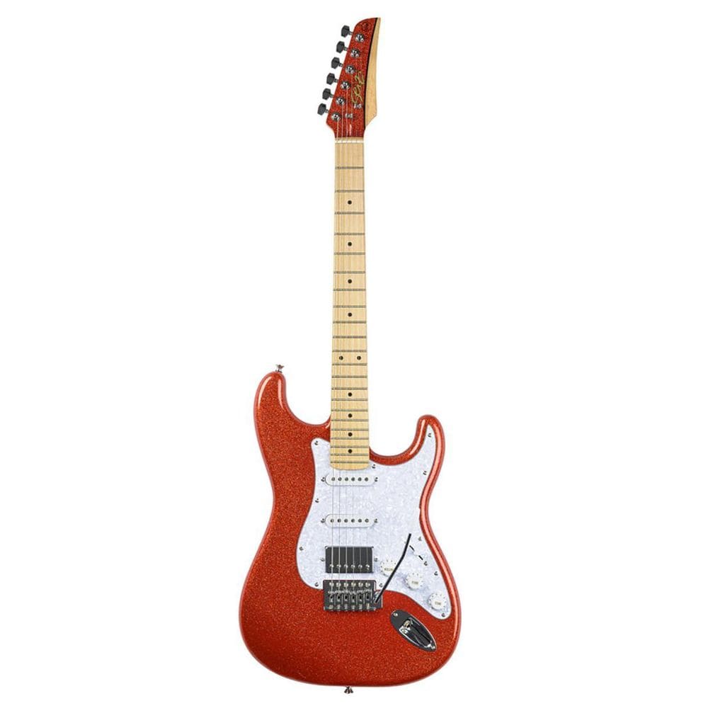 Guitarra Seizi Fun Katana Hss Musashi Lava Red Sparkle