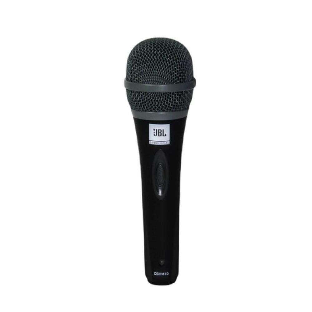 Microfone JBL Vocal De Mao Cshm10 Dinâmico Supercardioide Preto