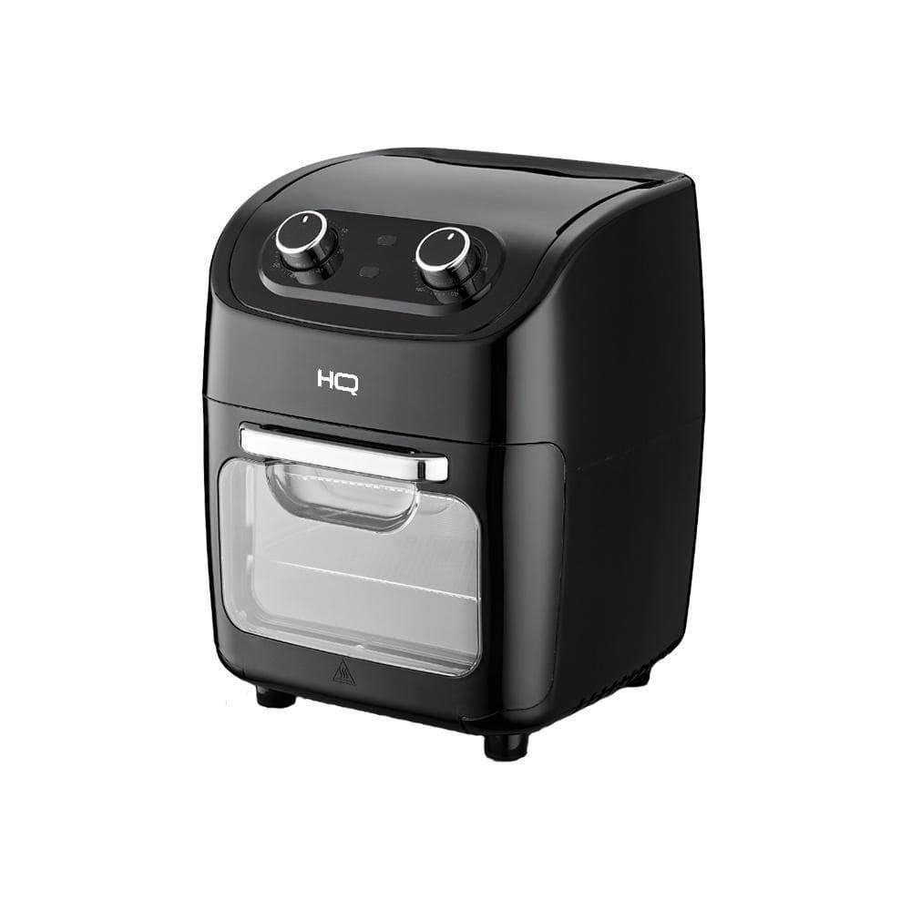 Fritadeira HQ Sem Óleo Airfryer Oven 12L 3 Em 1 Mecânica Com Visor Preta HQ-AFO12LMVG 110V