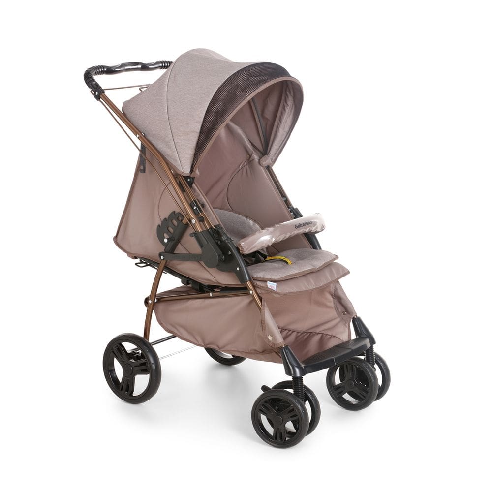 Carrinho de Bebê Galzerano Maranello III 1382 para Passeio Chocolate