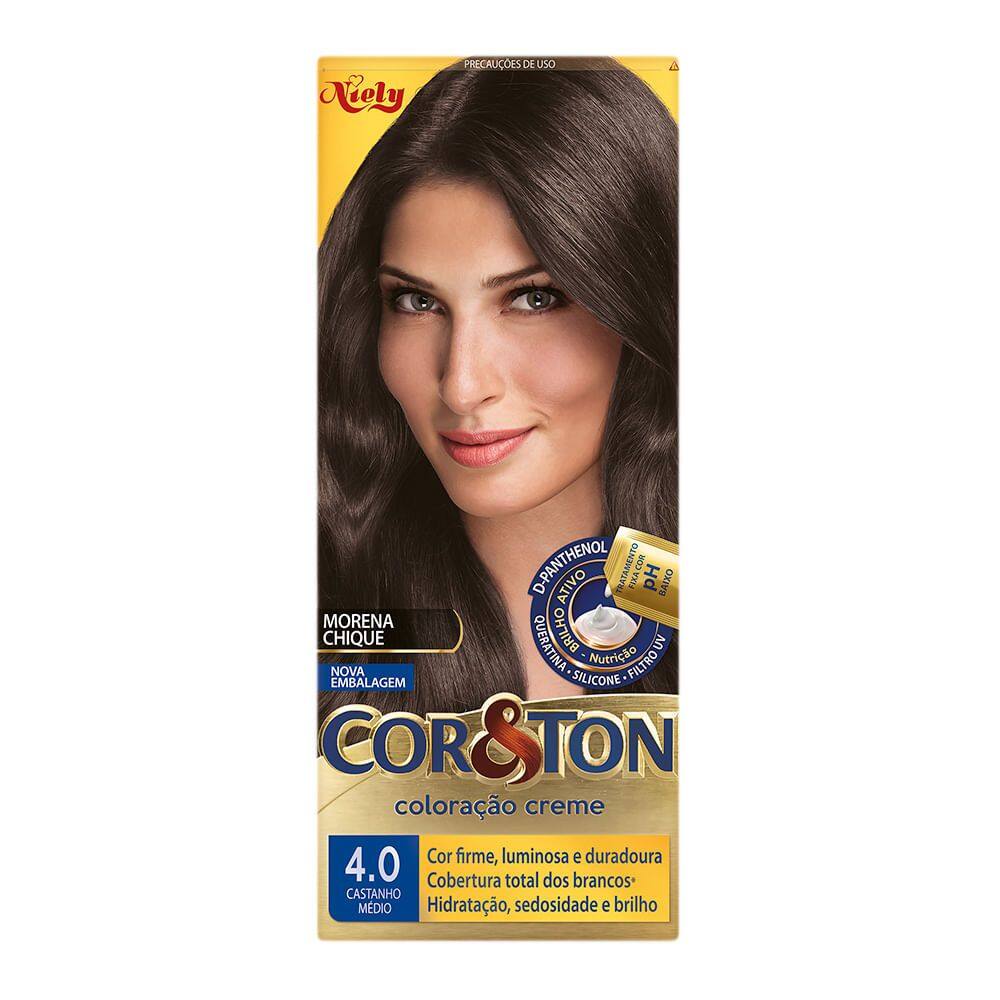 Coloração Niely Cor&Ton Castanho Médio 4.0