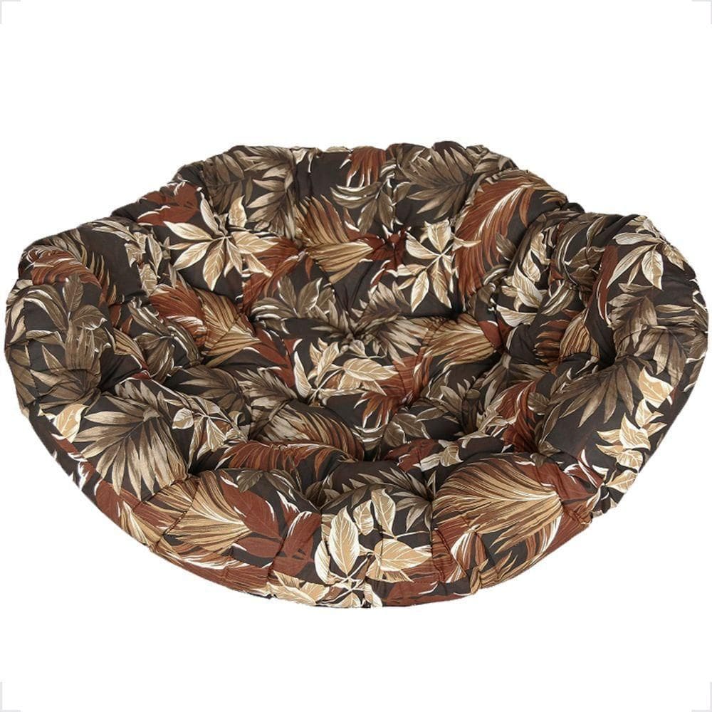 Almofada Futon Confortável P/ Balanço Ninho Riviera Marrom