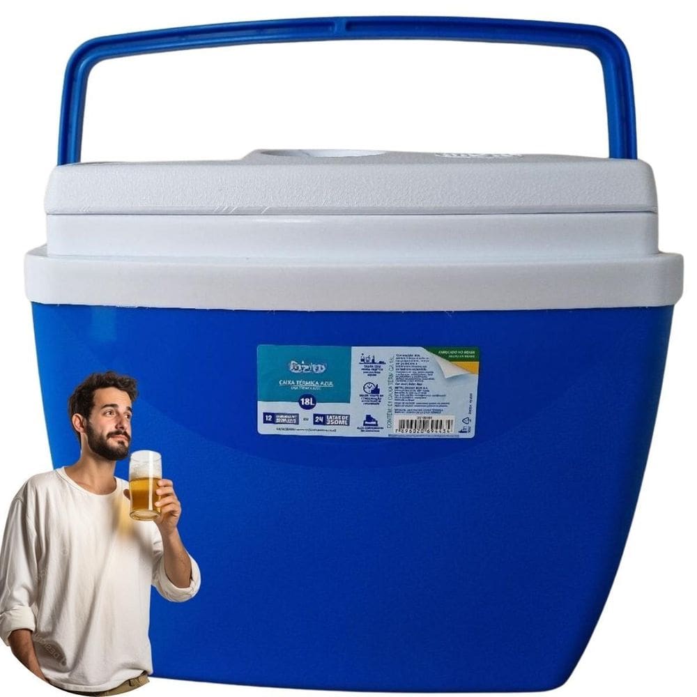 Cooler Térmico Para Viagem E Churrasco