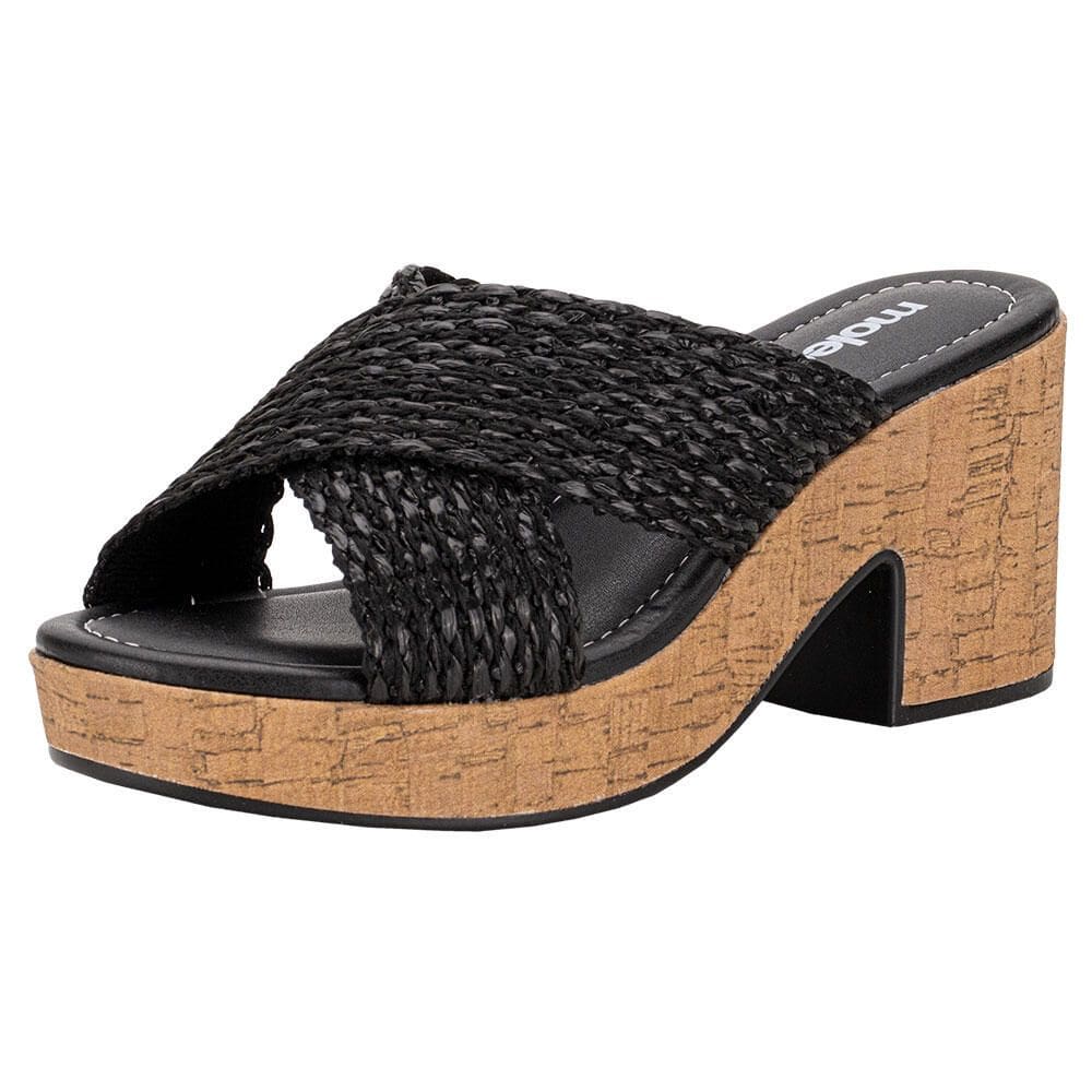 Tamanco Feminino Salto Grosso Moleca 5549104